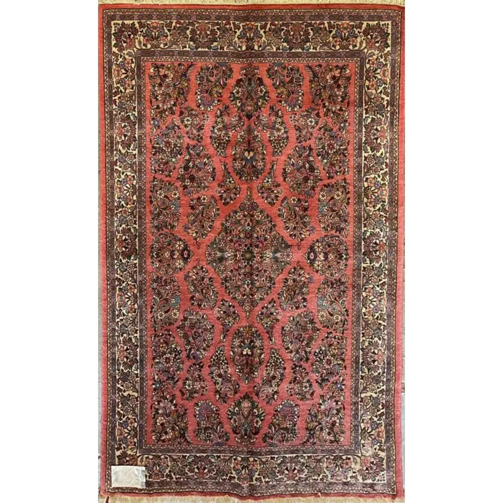One Of The Kind Persian Sarough Rug 8'4" x 5'1" zandirugs